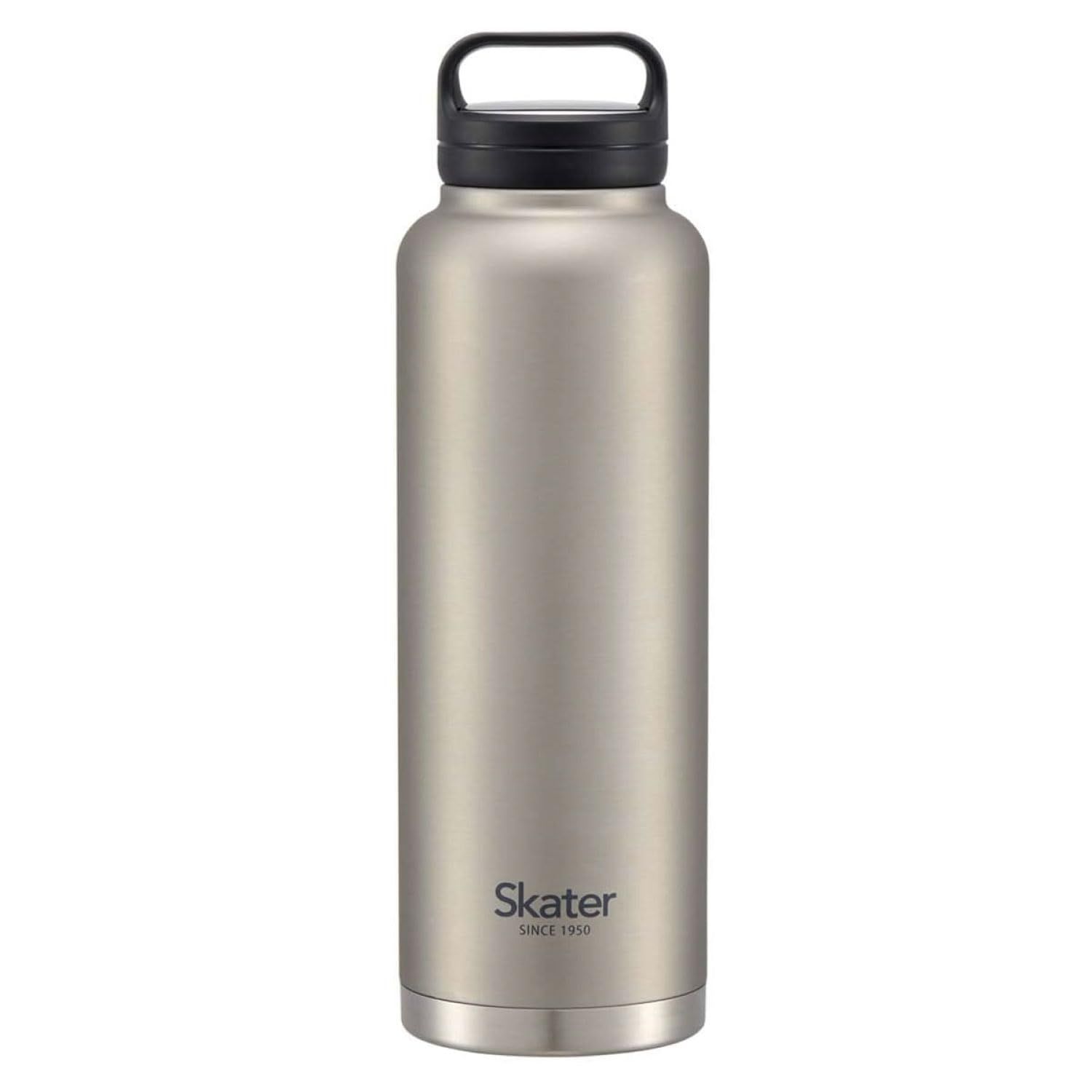 スケーター(Skater) 水筒 1500ml 1.5リットル ハンドル付き 大容量 保温保冷 ステンレス マグボトル スポーツボトル 洗いやすい 広口 シルバー STSC15-Apms cfb5b996