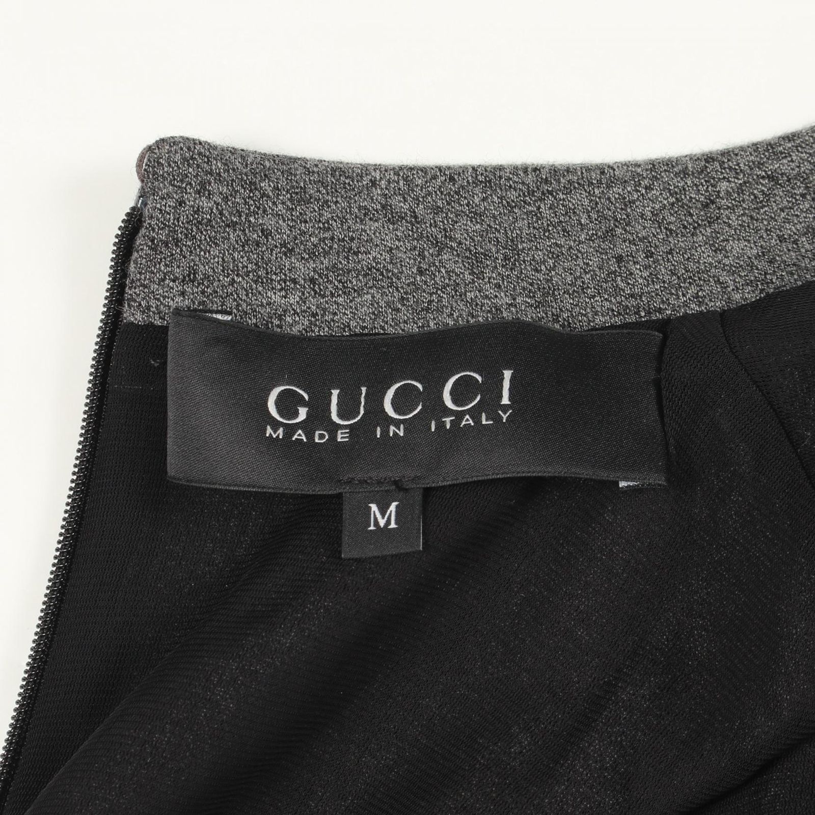 グッチ GUCCI ワンピース 322365 グレー ウール ワンピース レディース