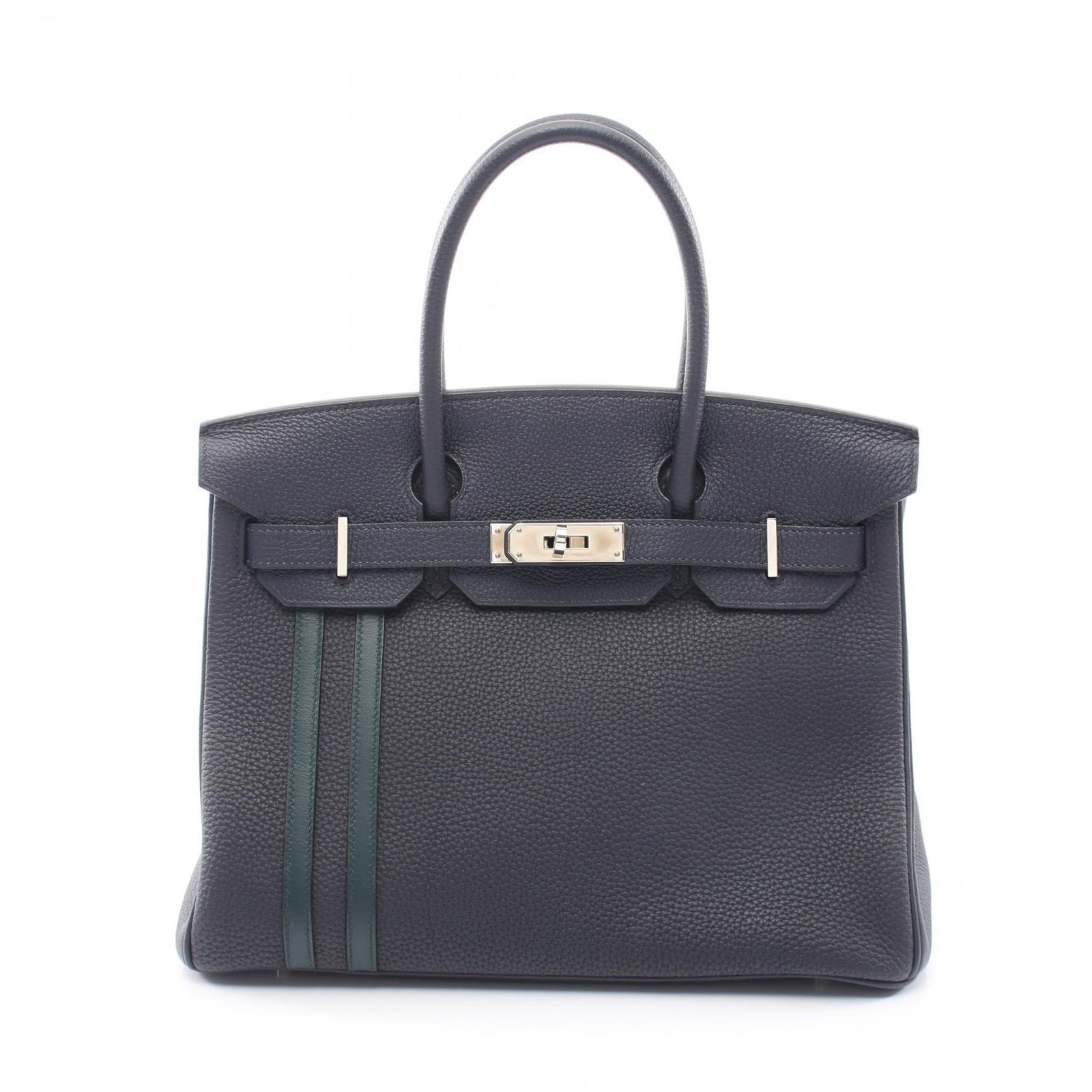 エルメス HERMES ハンドバッグ バーキン30 オフィシエ ブルーニュイ ヴェールシプレス ブルーニュイ/ヴェールシプレス その他 バーキン オフィシエ30 ブルーニュイ/ヴェールシプレス