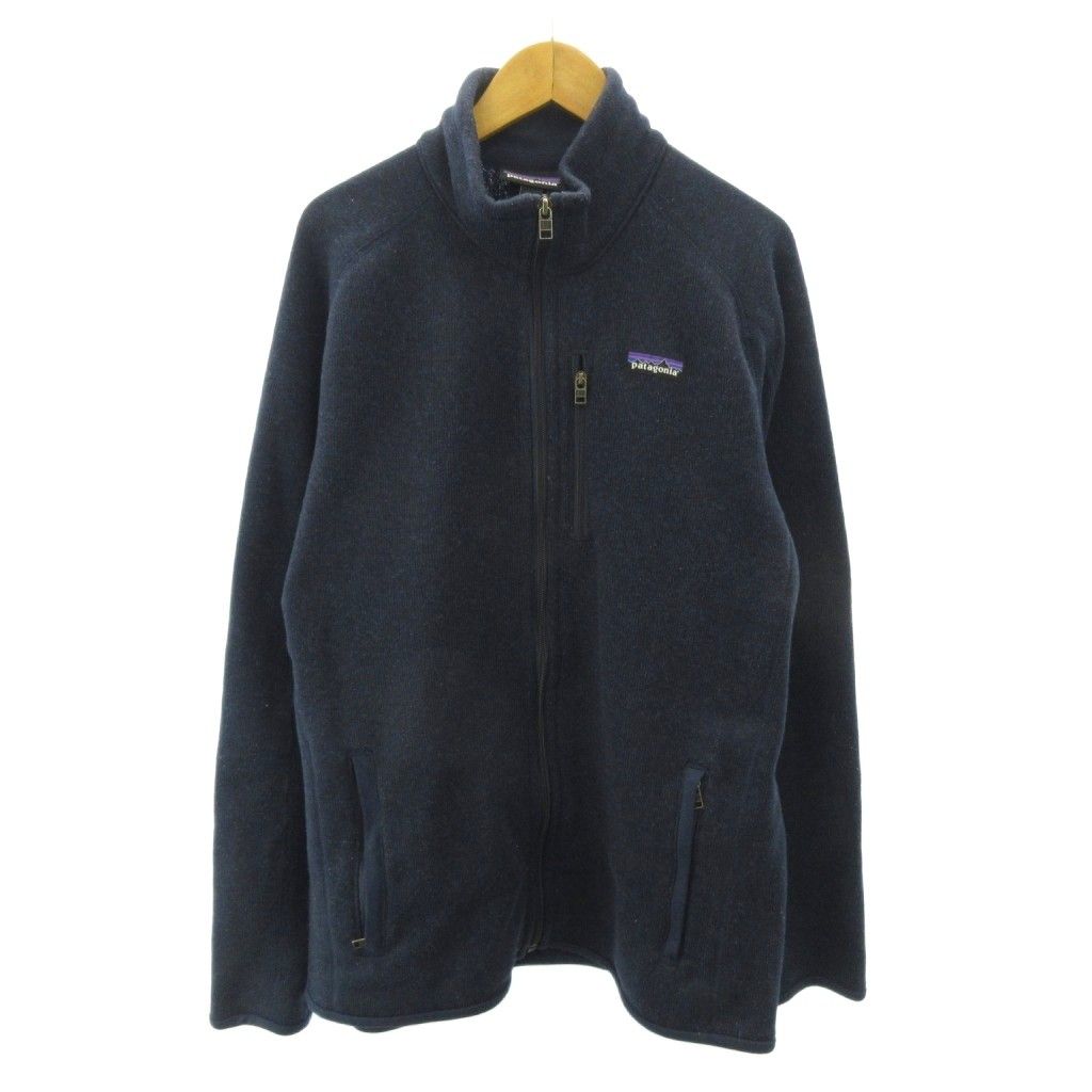 パタゴニア Patagonia 22SS ベターセーター ジャケット ブルゾン ジップアップ ロゴ パッチ L 紺 ネイビー 25528SP22 0525
