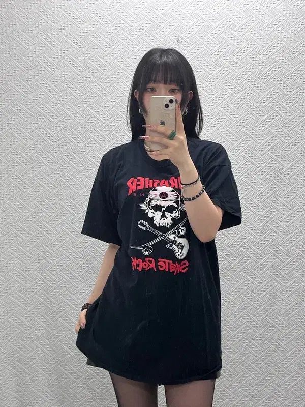 THRASHER(スラッシャー) ヴィンテージ スケート ストリート ロックパンク スカル 半袖T XL C11900