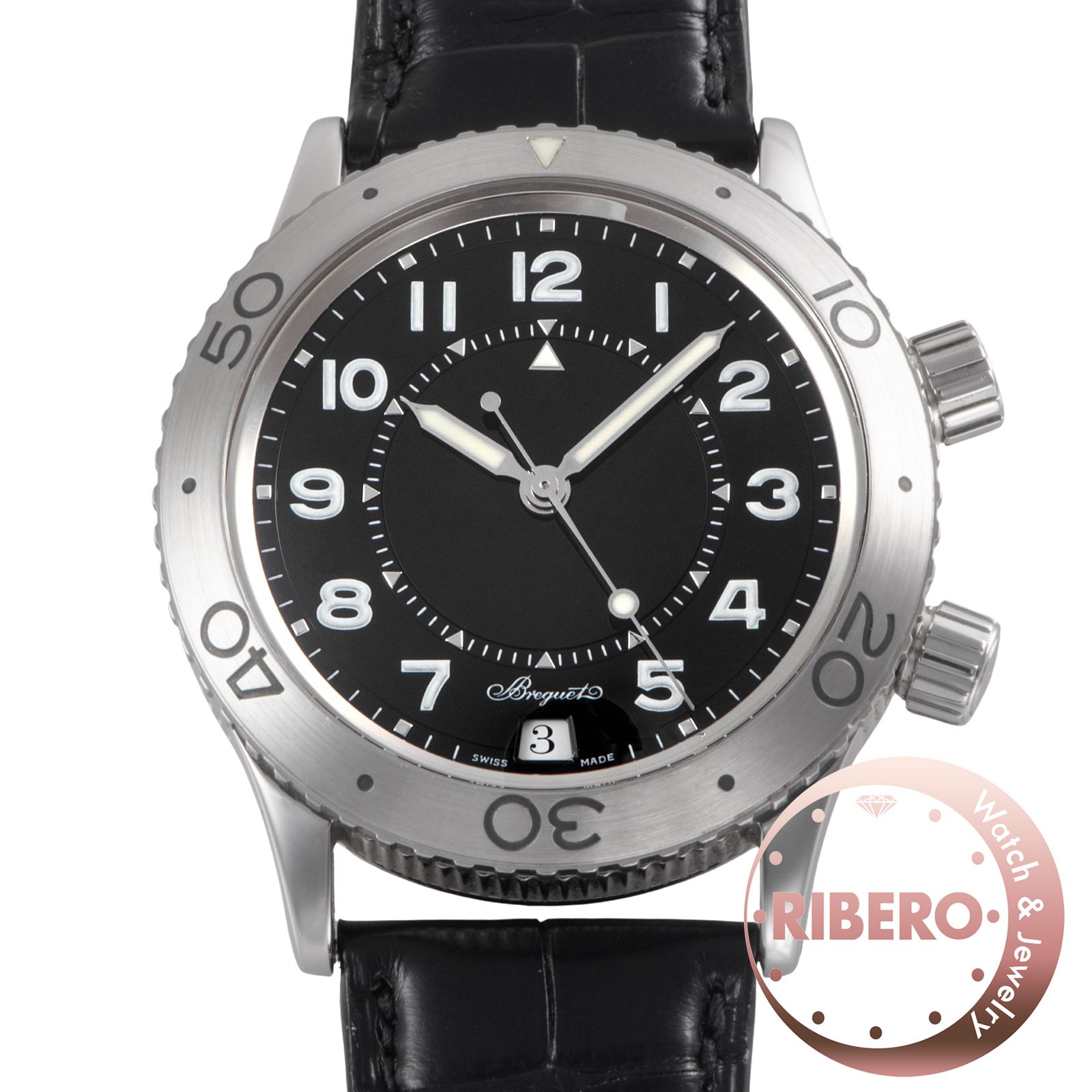 Breguet ブレゲ トランスアトランティック アジェンダ タイプXX 3860ST/92/9W6 アラーム機能 ステンレススチール【中古】
