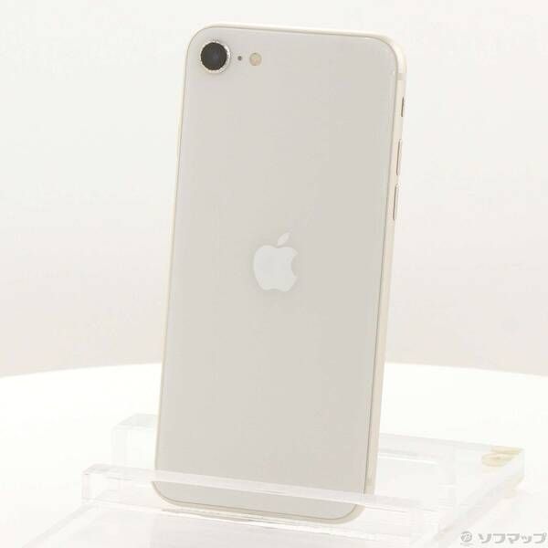 ソフマップ 〔中古品〕 iPhone SE 第3世代 64GB スターライト MMYD3J／A SIMフリー【198】