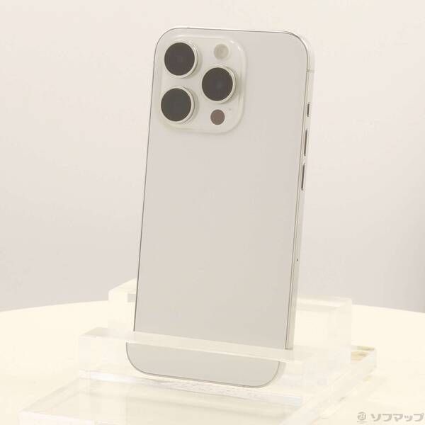 ソフマップ 〔中古品〕 iPhone15 Pro 512GB ホワイトチタニウム MTUJ3J／A SIMフリー【352】