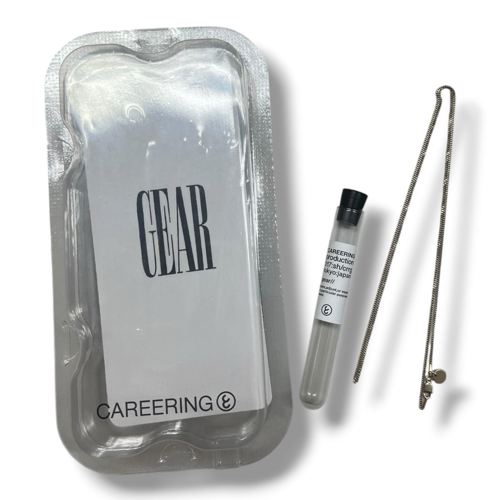 参考上代39600円 未使用 CAREERING GEAR 060XS ギア ネックレス キャリアリング イエロー F (15877M)
