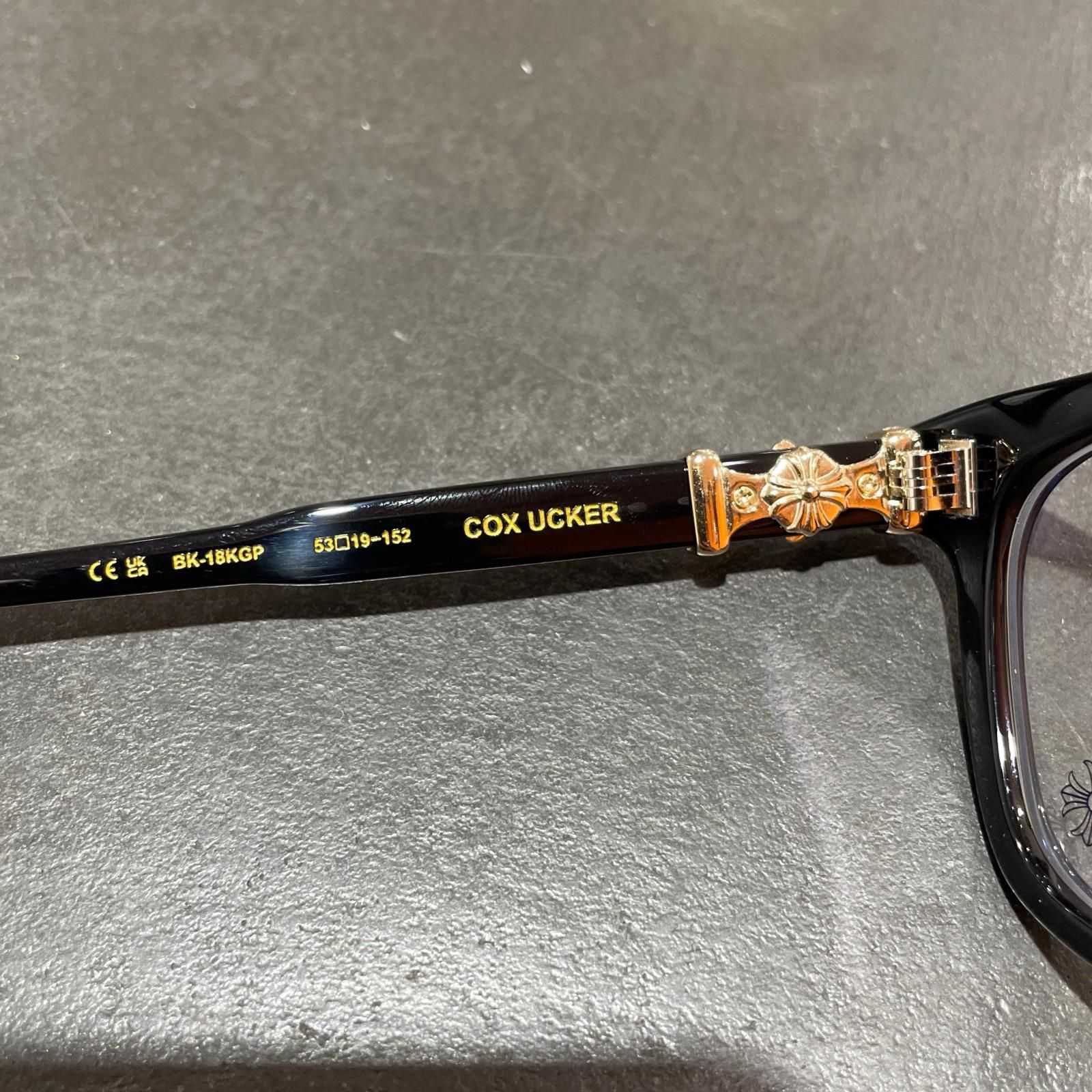 未使用 CHROME HEARTS COX UCKER BK-18KGP コックスアッカ― サングラス