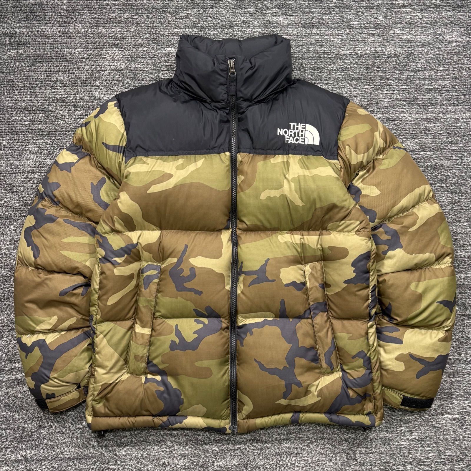 極美品 THE NORTH FACE ND91842 NUPTSE JACKET CAMO M ノースフェイス