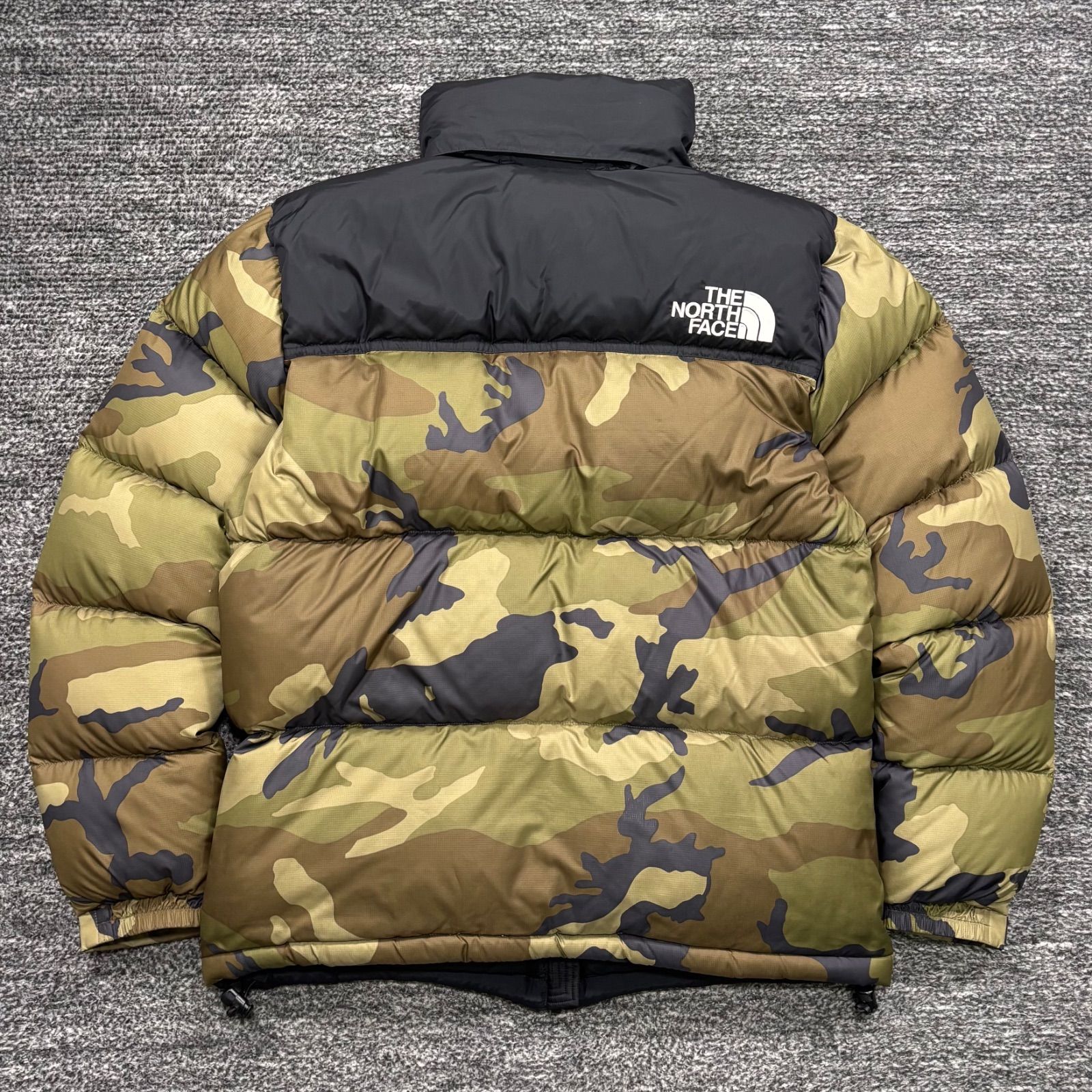 極美品 THE NORTH FACE ND91842 NUPTSE JACKET CAMO M ノースフェイス 