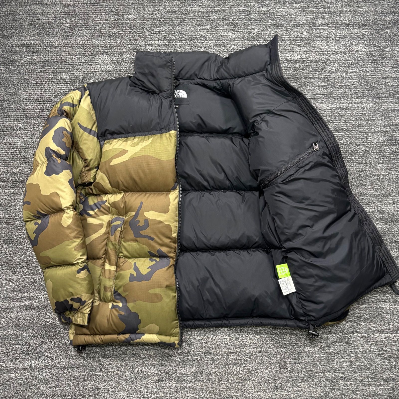 極美品 THE NORTH FACE ND91842 NUPTSE JACKET CAMO M ノースフェイス