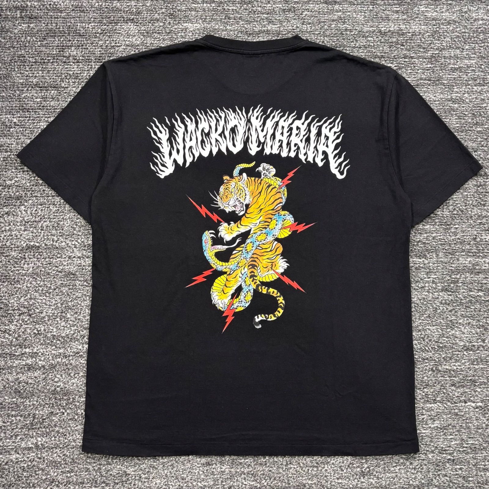 未使用品 WACKO MARIA / TIM LEHI / WASHED HEAVY WEIGHT T-SHIRT 25FW-WMT-WT04 Black M ワコマリ ヘビーウエイト Tシャツア ティムリーハイ ブラック