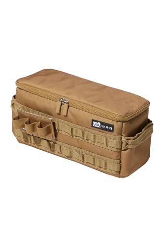 WAQ SIDE GEAR BOX サイドギアボックス 収納ケース ペグケース クッキングツール 調味料ケース スリム アウトドア キャンプ ブラック″mn 1faa87c8