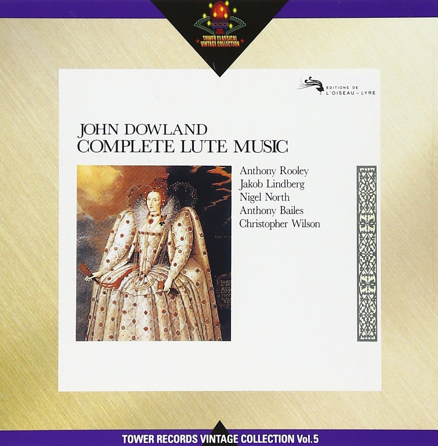 【CD】ダウランド:リュート曲全集(全92曲)
