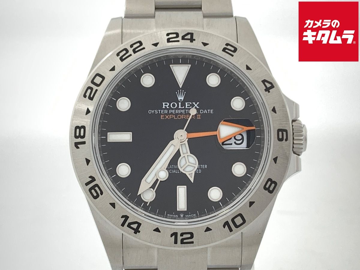 【中古】 【美品】 ロレックス(ROLEX) エクスプローラーII ブラック 226570 ステンレス 720,720円