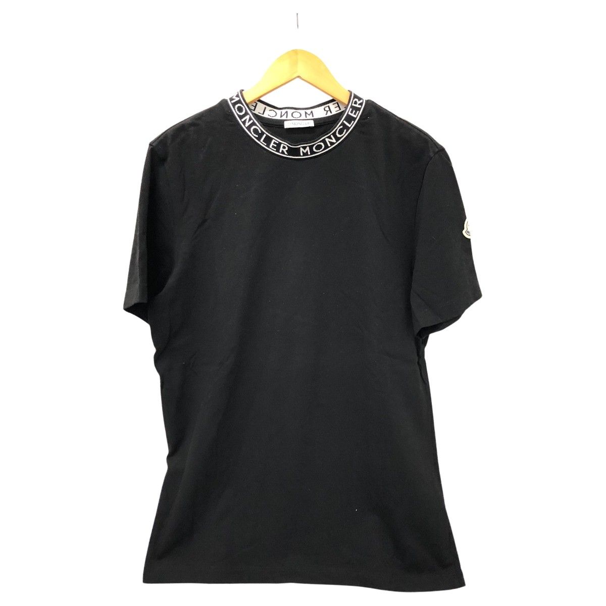 MONCLER モンクレール Tシャツ 半袖Tシャツ SIZE L 22-32581 ブラック
