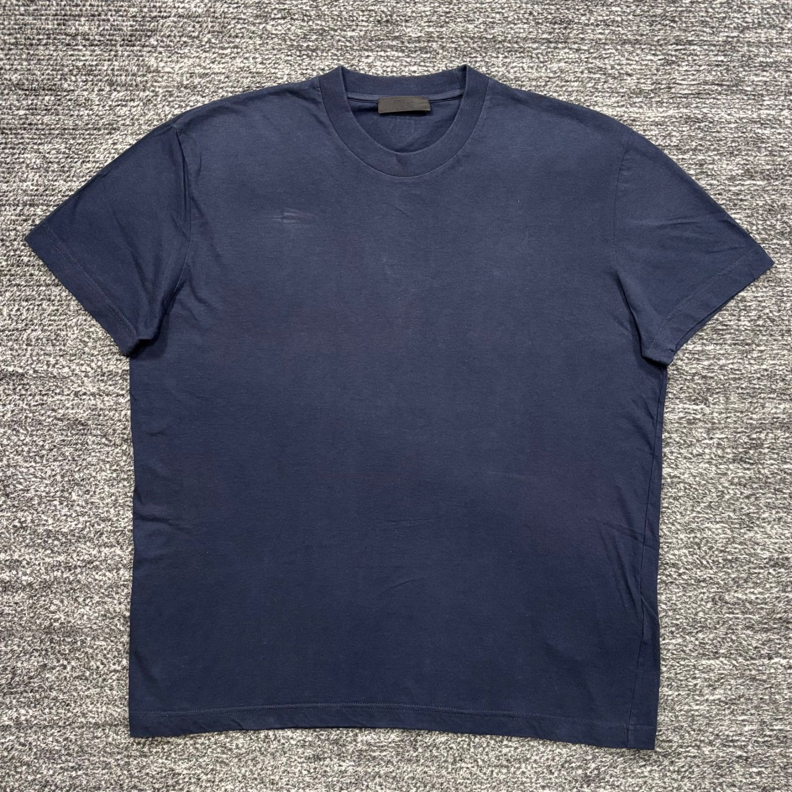 PRADA 半袖 クルーネック Tシャツ ネイビー XL プラダ - メルカリ