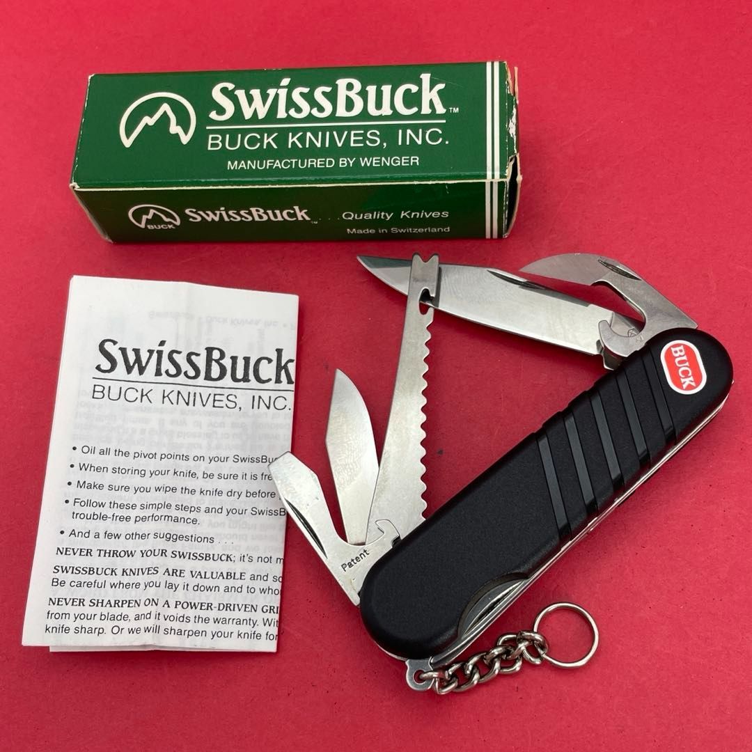 SwissBuck Model 87535 FISHTALE バック社販売 WENGER製造 箱付き 