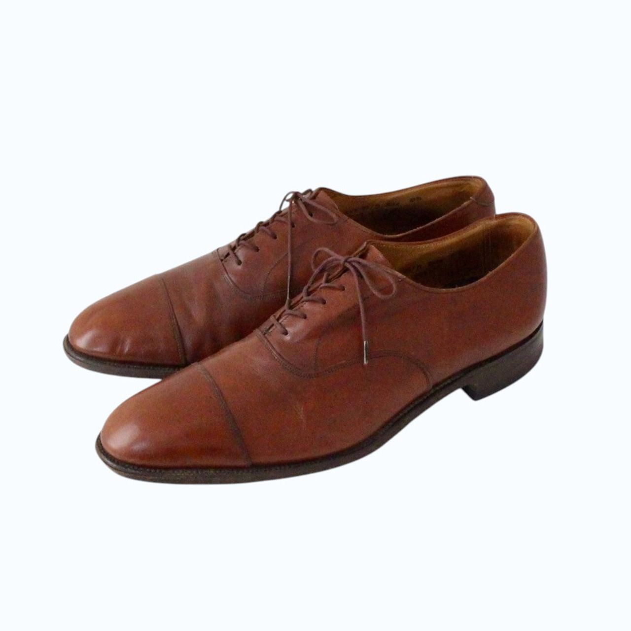 試着交換OK！80s-90s?ビンテージ/  TWEEDモデル　CHEANEY チーニー　ストレートチップ　ビジネスシューズ〈ブラウン/茶/BROWN〉size7.5　26.0　//men's 菅NO.WZG-133 CHEANEY チーニー 80-90s ”TWEED”ライン 革靴 ストレートチップ