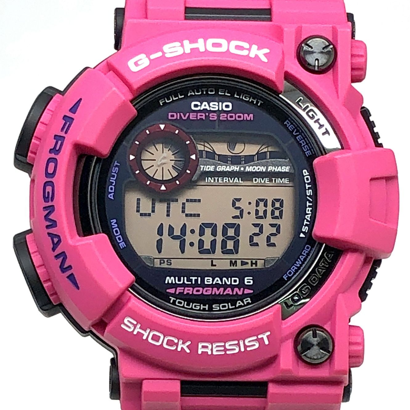 G-SHOCK ジーショック GWF-1000SR-4 フロッグマン メンインサンライズパープル 電波ソーラー ピンク 2015年10月発売