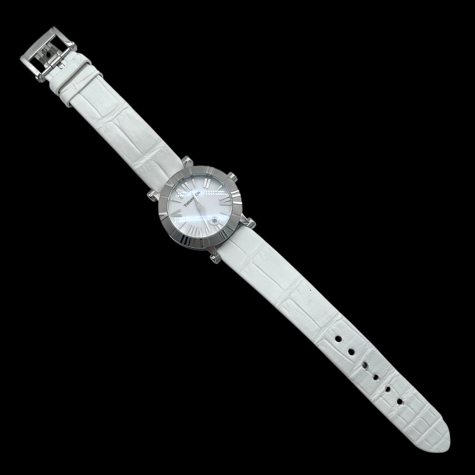 新品電池 稼働品 TIFFANY&Co. ティファニー アトラス T0382 クォーツ