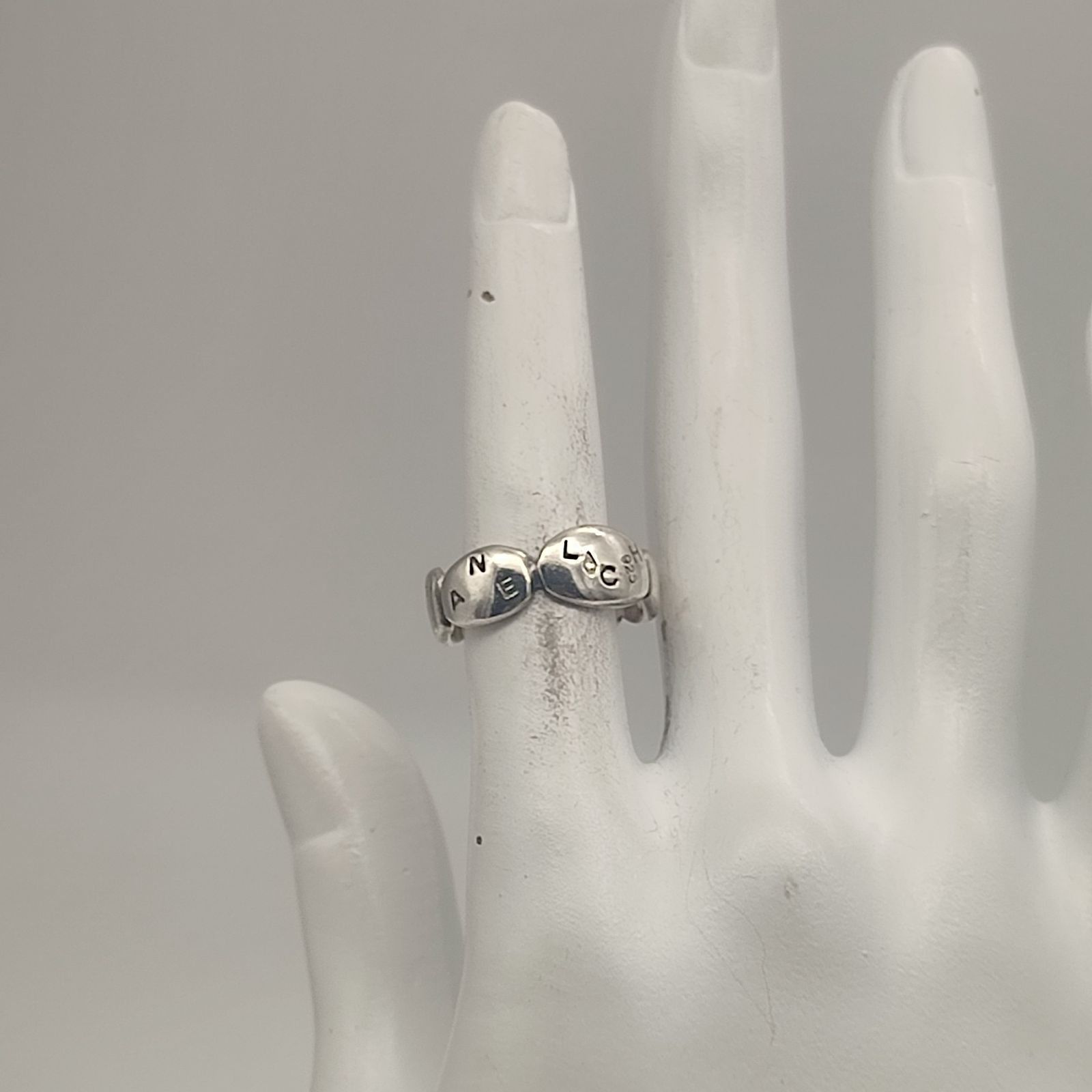 美品】CHANEL シャネル カメリアリング SILVER シルバー925 4.2g 8号