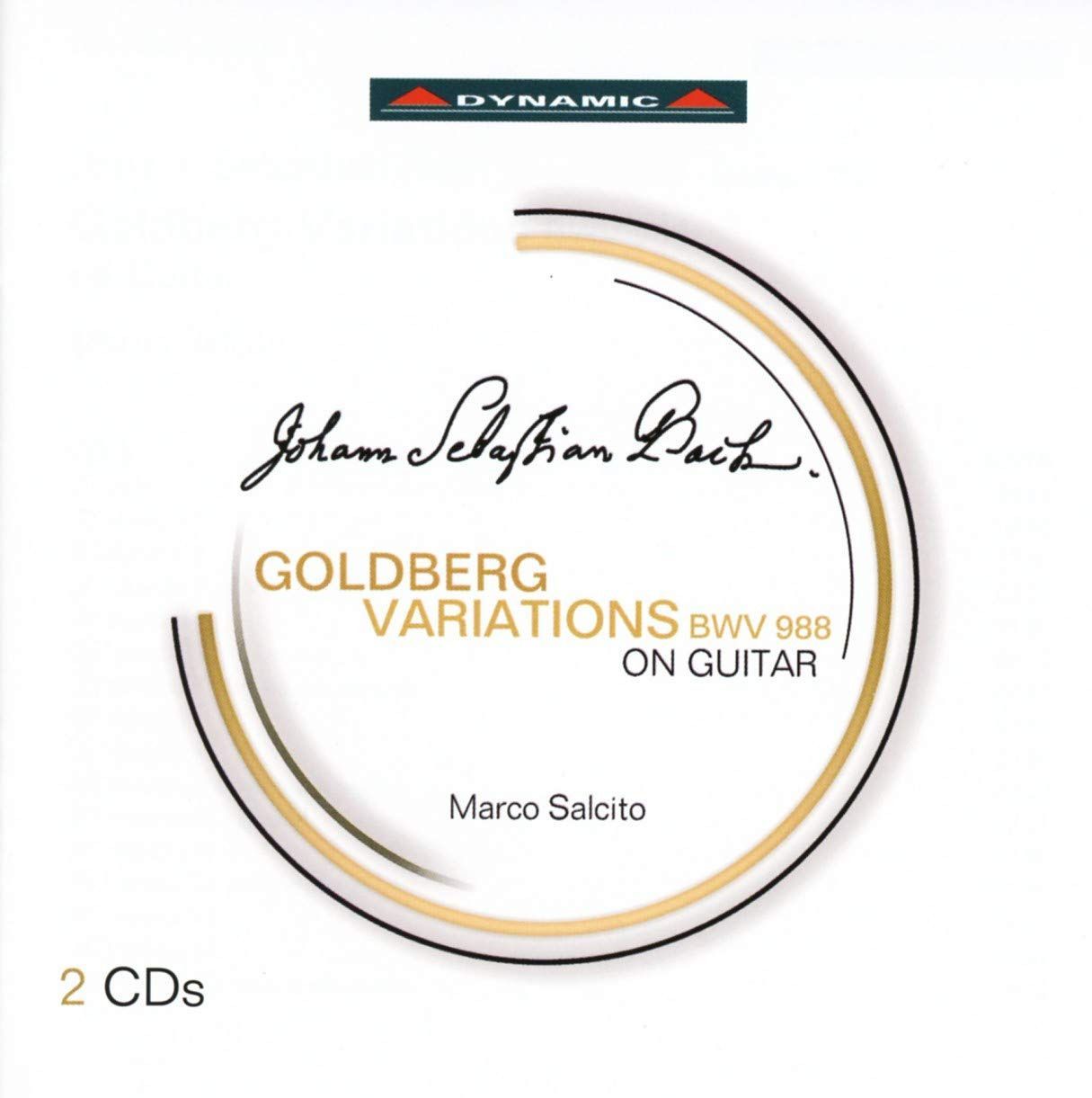 【CD】J.S.バッハ(1685-1750):ゴルトベルク変奏曲 BWV988《M.サルチートによるギター編》 (Bach: Goldberg Variations on Guitar)[2CDs]