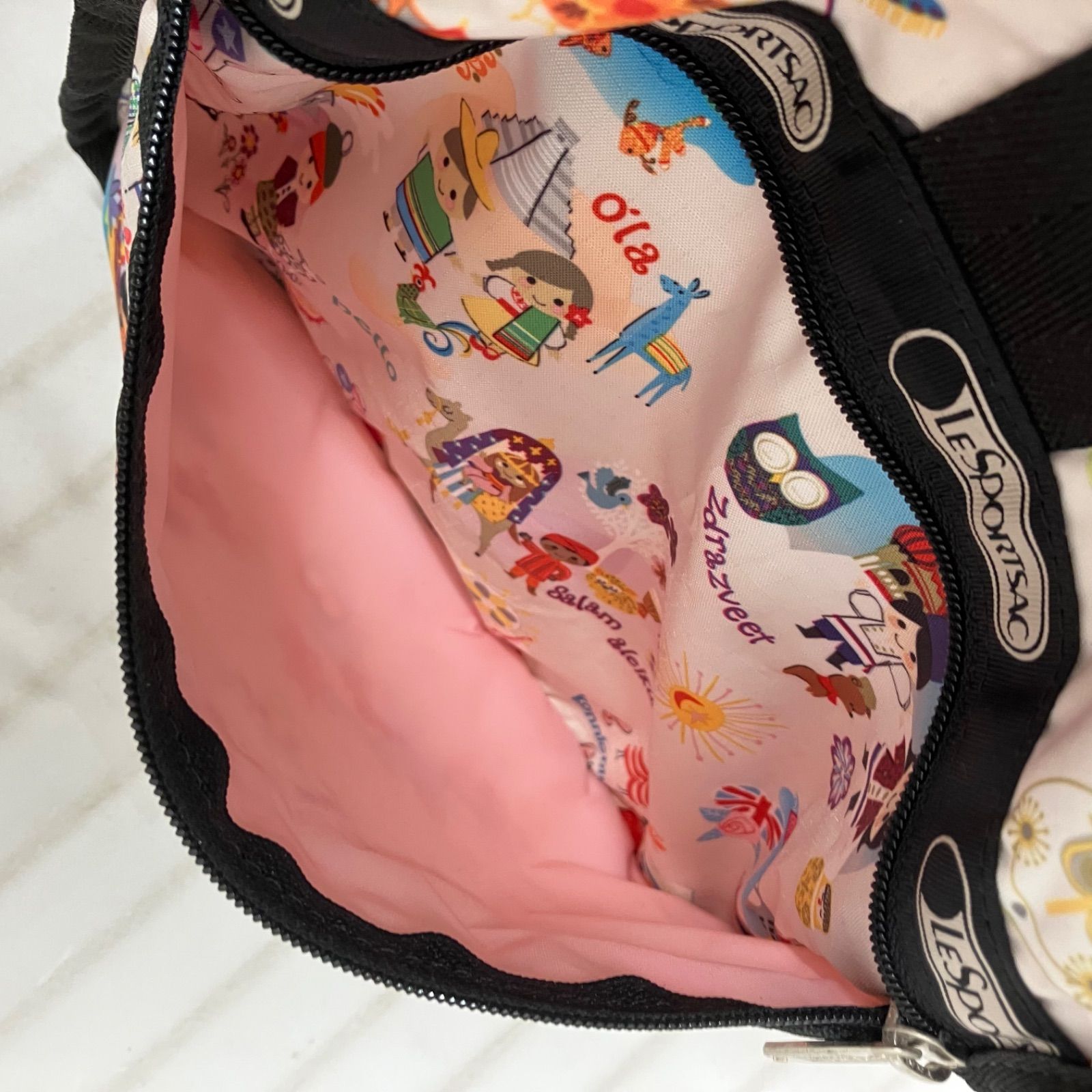 3483 LeSportsac レスポートサック ボストンバッグ 2way ラージ 