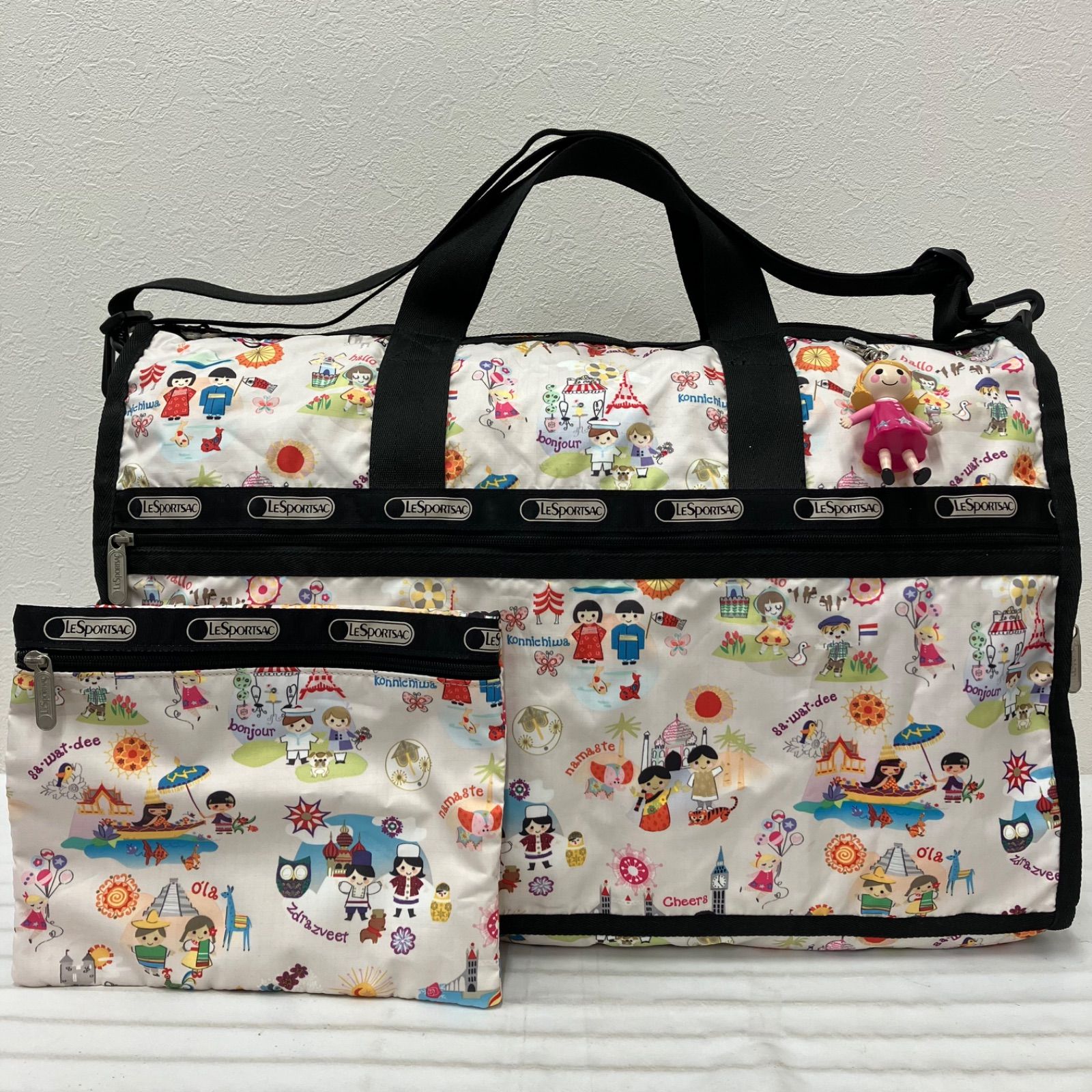 3483 LeSportsac レスポートサック ボストンバッグ 2way ラージ 