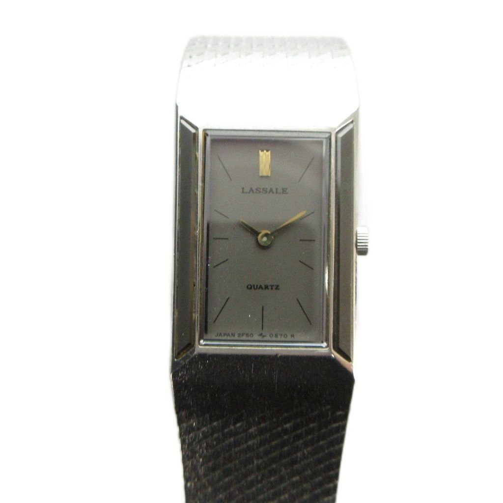 セイコー SEIKO LASSALE ラサール 2F50-5629 腕時計 ウォッチ クォーツ 2針 アナログ スクエア シルバーカラー 銀色 ■GY18 /MQ