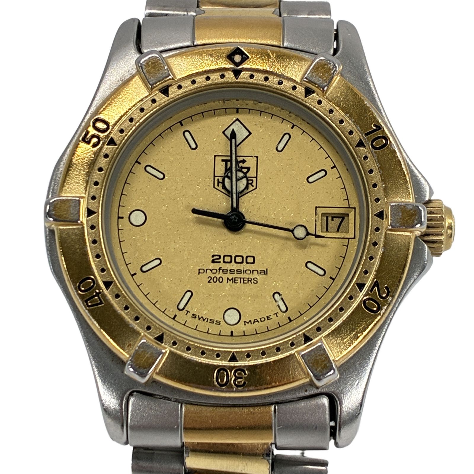 TAG HEUER 2000Series professional 200 METERS 964.013 タグホイヤー ダイバーズウォッチ 腕時計 クォーツ 不動品 ジャンク W11235209 13,884円