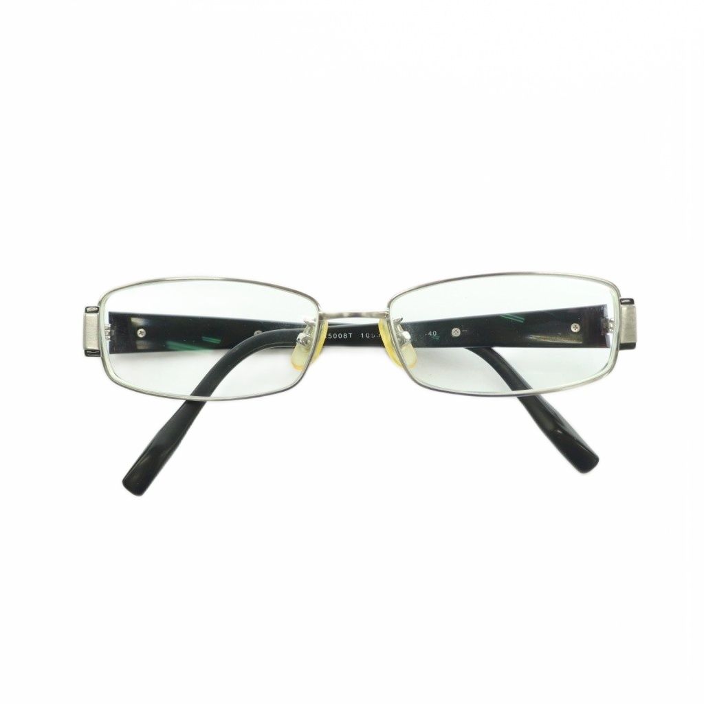 バーバリーブラックレーベル BURBERRY BLACK LABEL めがね 眼鏡 メタルフレーム フルリム 度あり シルバーカラー BC5008T /MI ■GY18