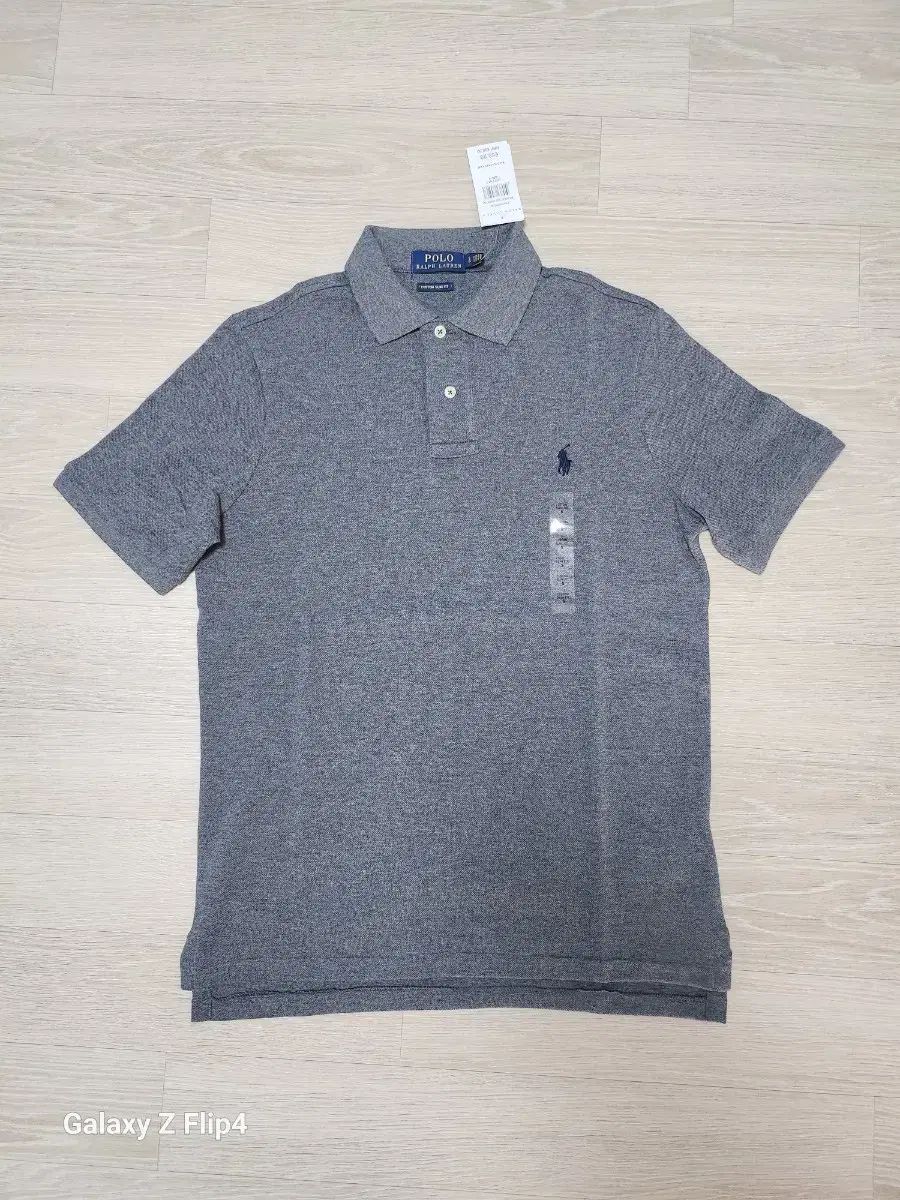 ポロ ラルフローレン 半袖 カラーTシャツ チャコールグレー M