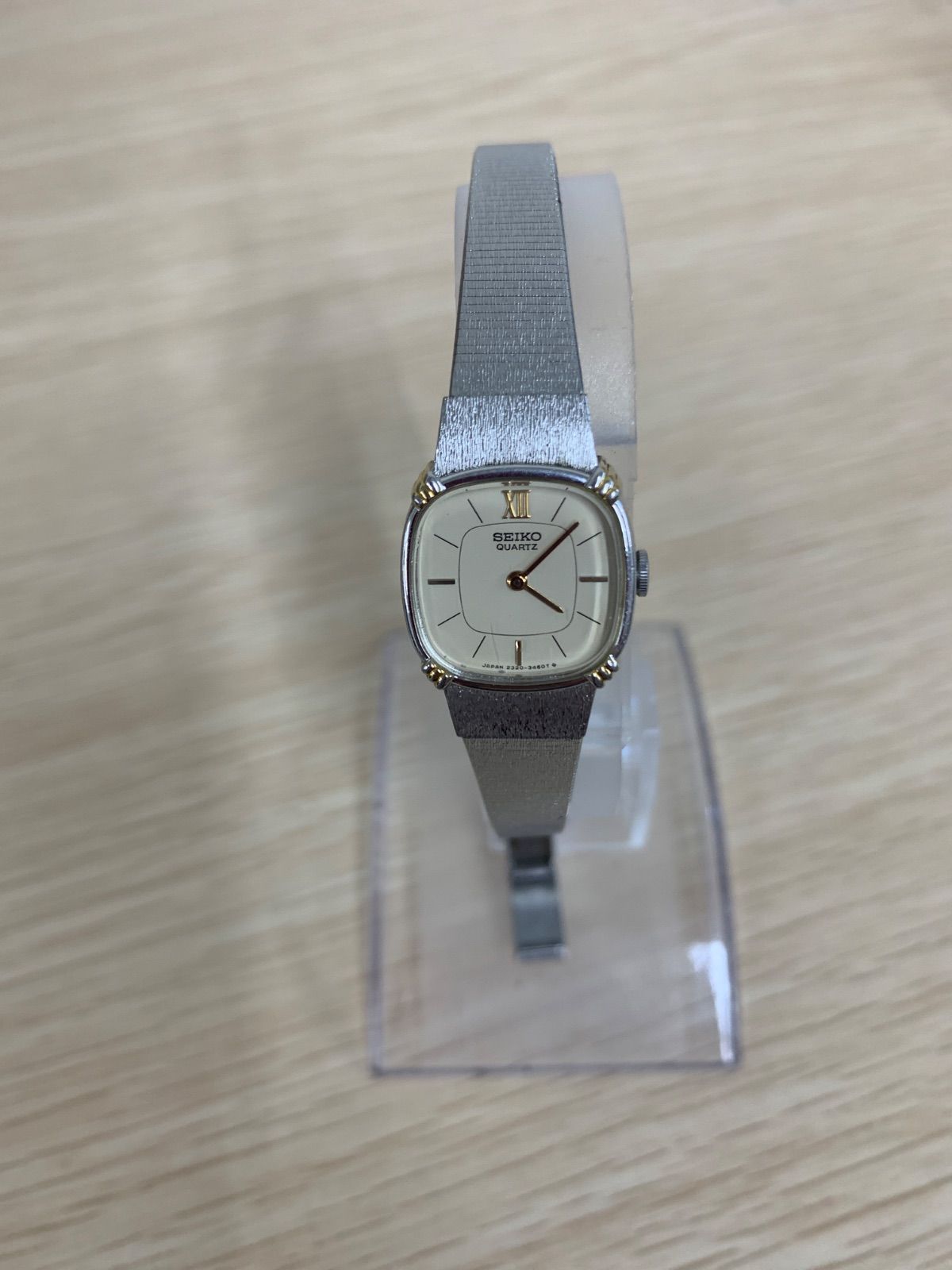 ％ 【不動品】SEIKO セイコー 2320-6710 腕時計 レディース ウォッチ クォーツ quartz SGP+PDP 金 ゴールド 銀 シルバー コンビ P6437 【時計2】【3】