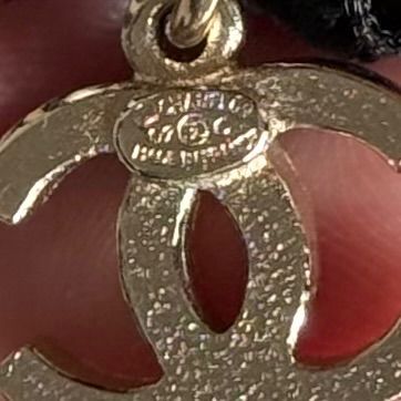 希少 CHANEL シャネル ココマーク リボン ストラップ キーホルダー