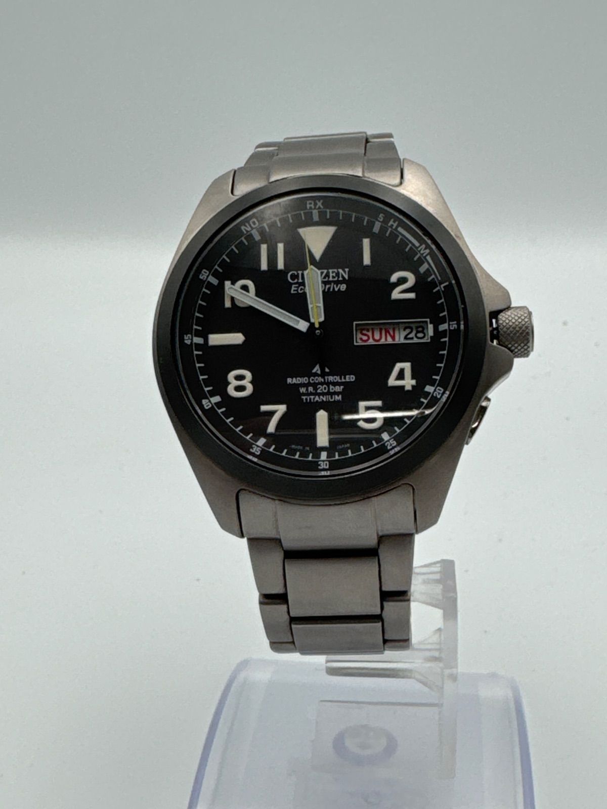 CITIZEN Eco-Drive チタン 電波時計 H100-S074304 シチズン CITIZEN