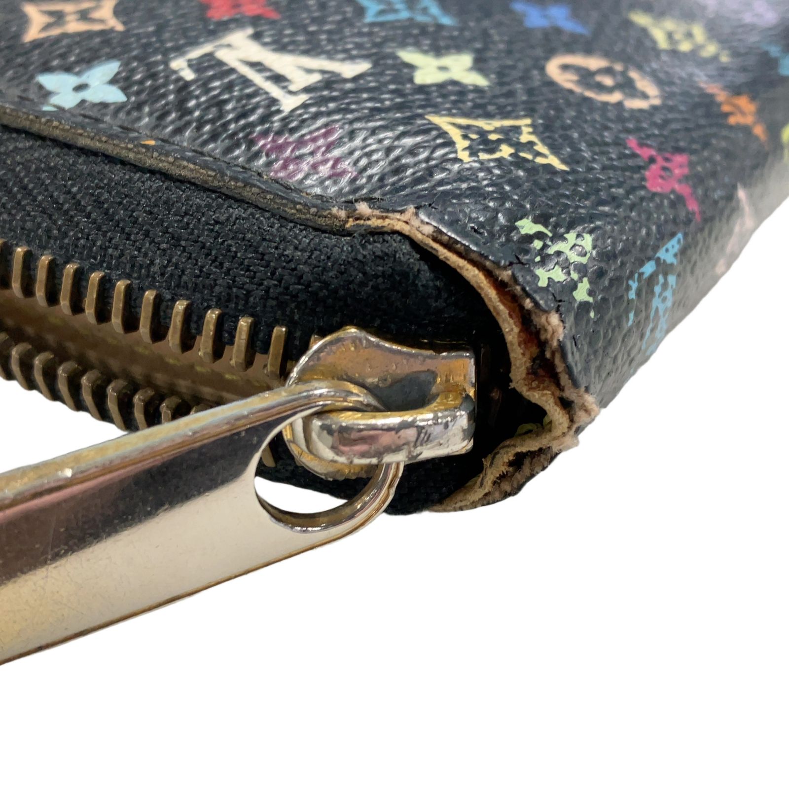 LOUIS VUITTON M60243 ルイヴィトン LV モノグラム マルチカラージッピーウォレット 長財布 中古 訳有 W11177121