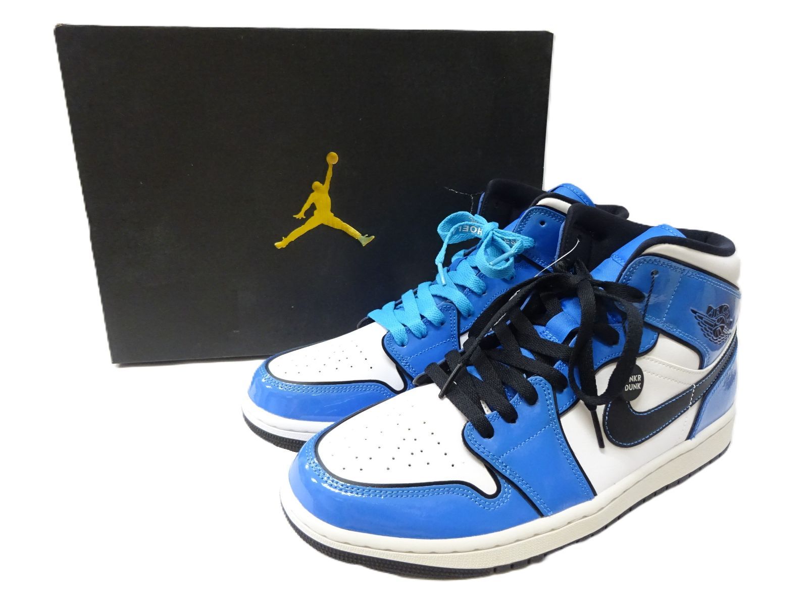 【未使用黒タグ付】NIKE ナイキ AIR JORDAN 1 MID SE シグナルブルー 28.0cm DD6834-402