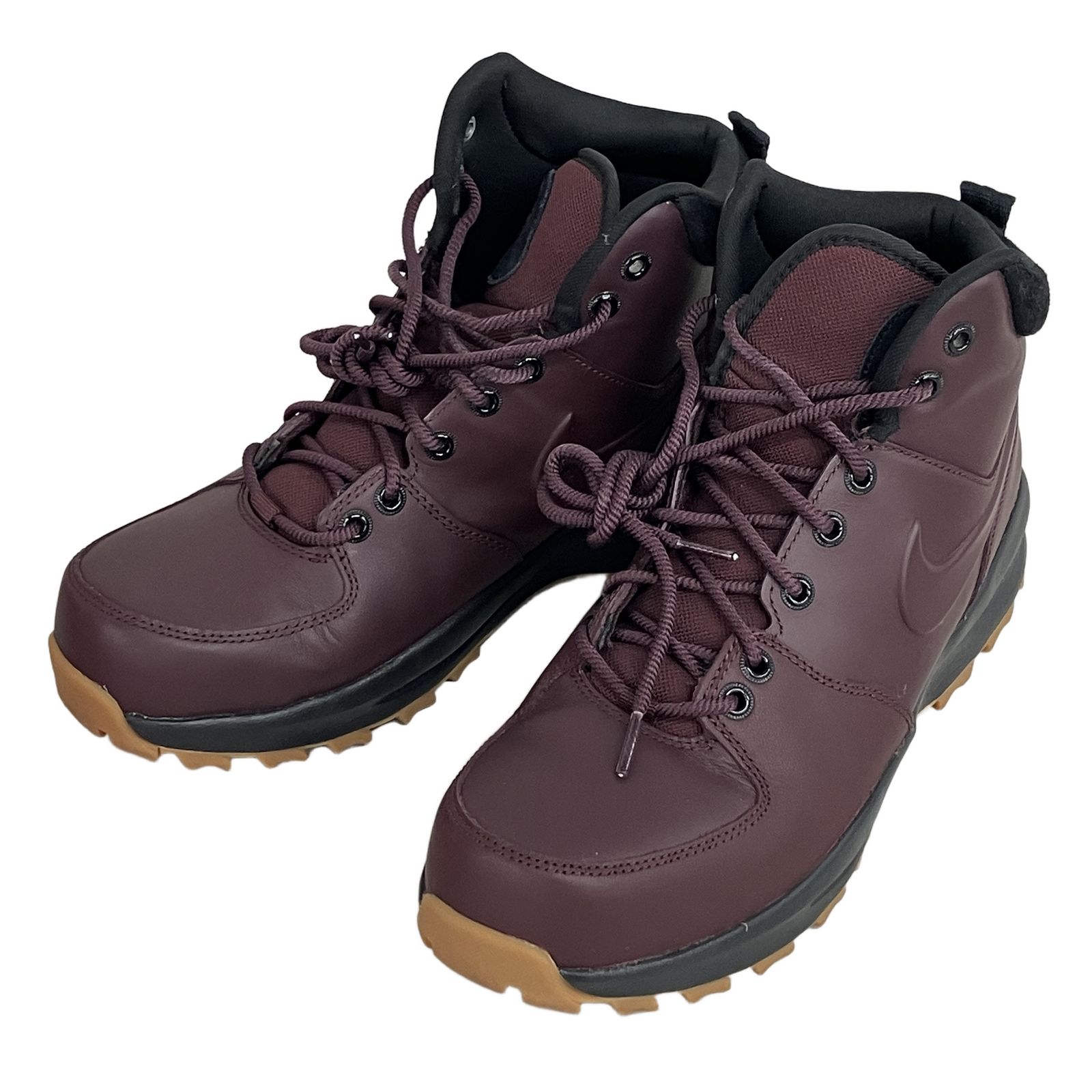 NIKE MANOA LEATHER マノアレザー 28cm HF7095 600 メンズブーツ アウトドア 中古 美品 K11168125