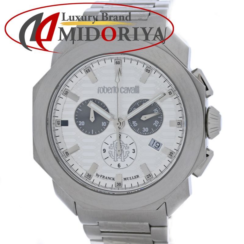 Roberto Cavalli ロベルトカバリ BY FRANCK MULLER RV1G044M0061 クロノグラフ【中古】腕時計 メンズ ステンレススチール /40418