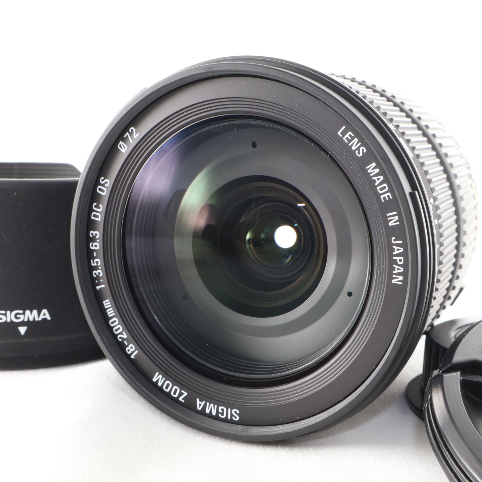 美品】SIGMAシグマ 18-200mm F3.5-6.3 DC OS キヤノン用 ズームレンズ