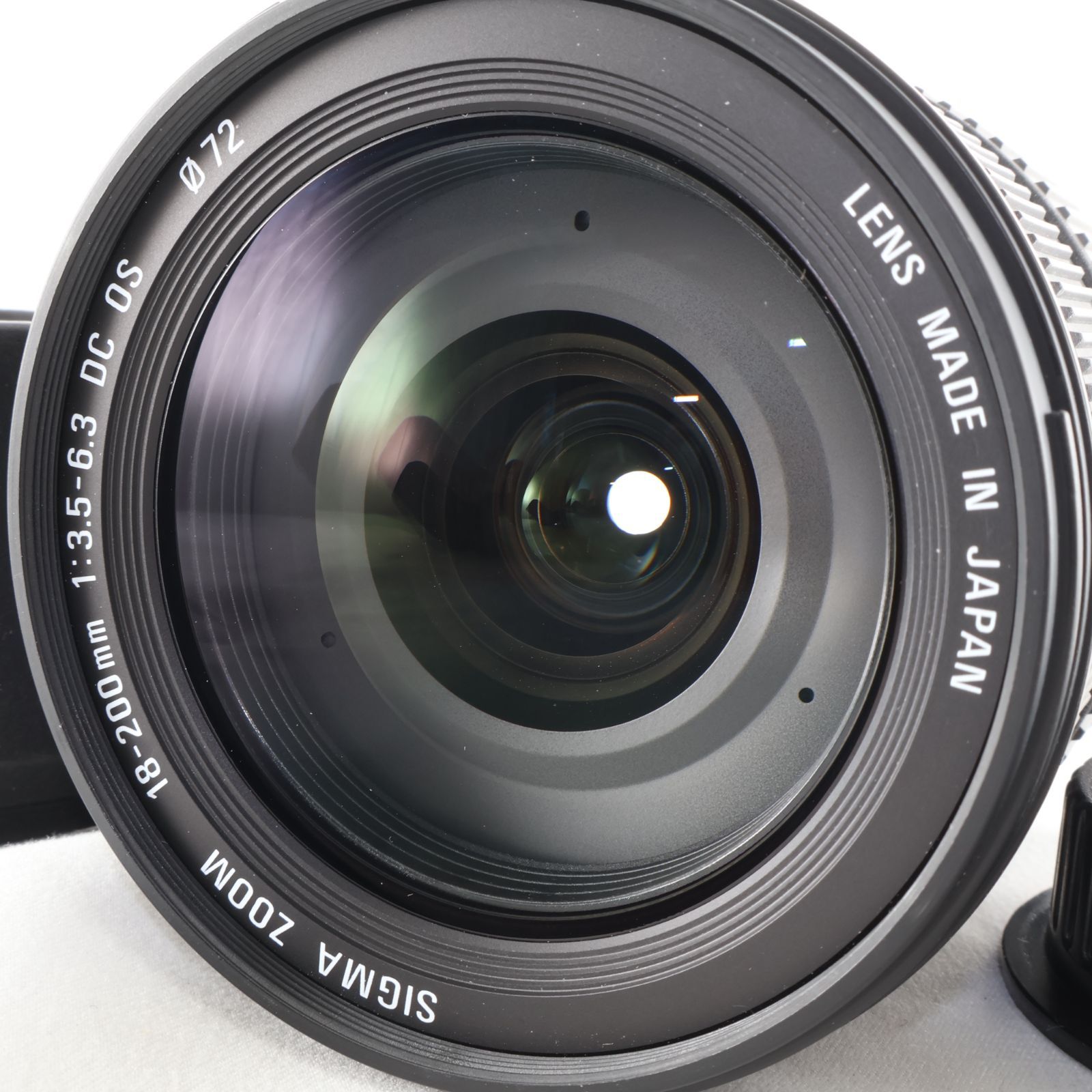 美品】SIGMAシグマ 18-200mm F3.5-6.3 DC OS キヤノン用 ズームレンズ 