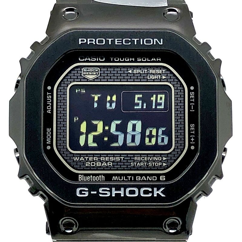 G-SHOCK ジーショック GMW-B5000GD-1 フルメタル ブラックIP 電波ソーラー 高輝度LEDライト 反転液晶 モバイルリンク