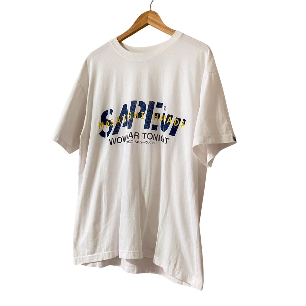 美品】SAPEur × 浜田雅功 H Jungle with t Tシャツ ホワイト M