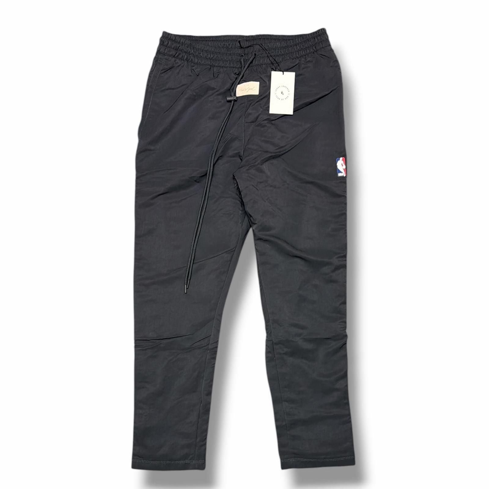 参考上代22000円 NIKE × FEAR OF GOD Nylon Warm Up Pants ナイロン ウォーム アップ パンツ ナイキ × フィアオブゴッド CU4684-010 ブラック M （15848M）