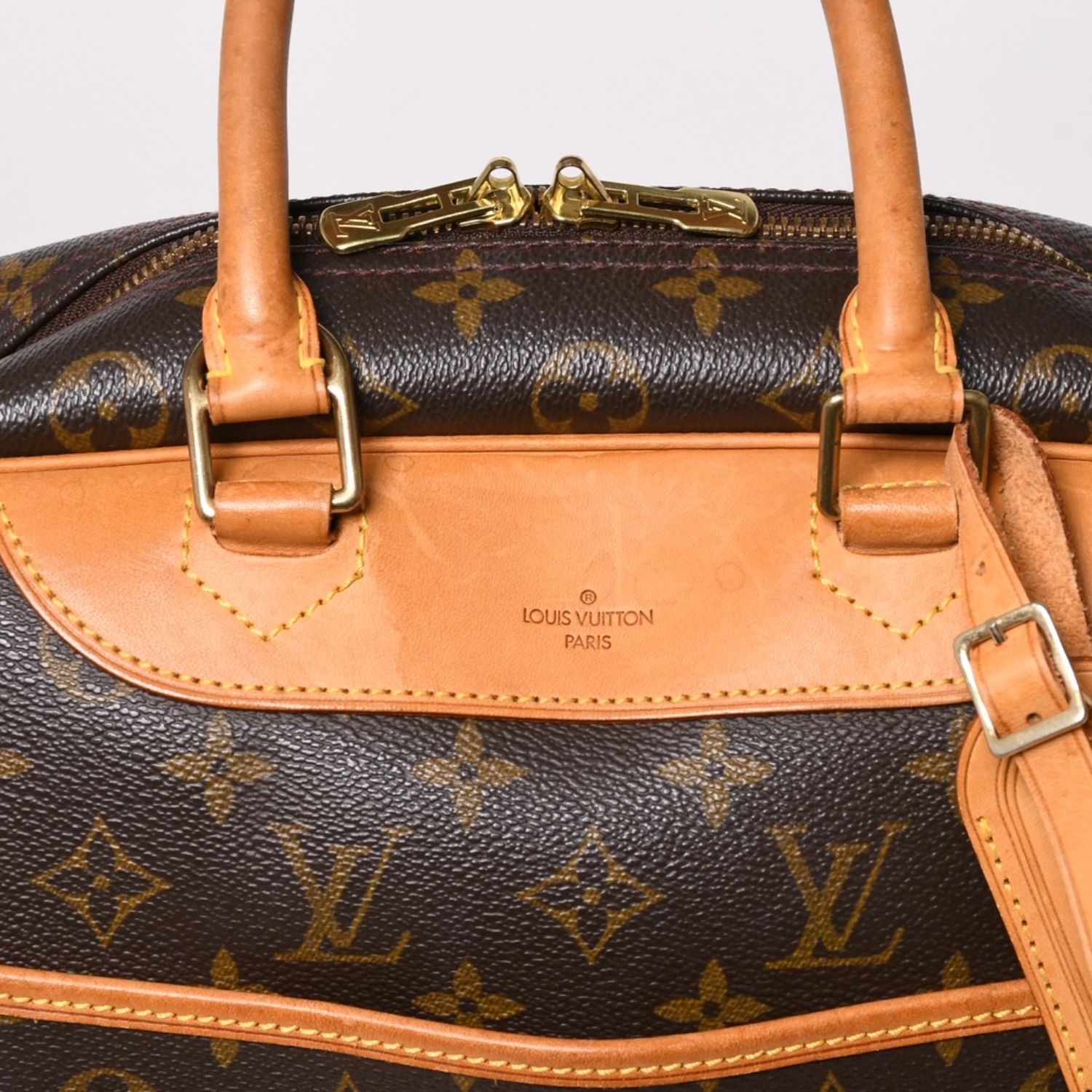 極美品 LOUIS VUITTON ルイヴィトン M47270 ドーヴィル ハンドバッグ 