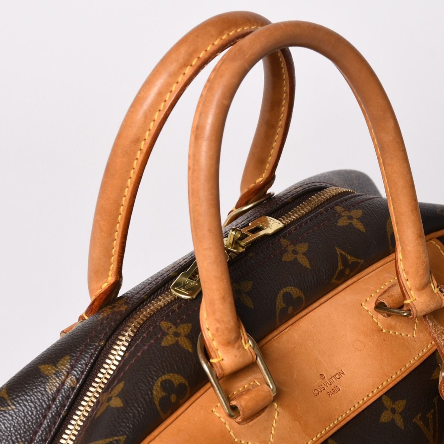 極美品 LOUIS VUITTON ルイヴィトン M47270 ドーヴィル ハンドバッグ 