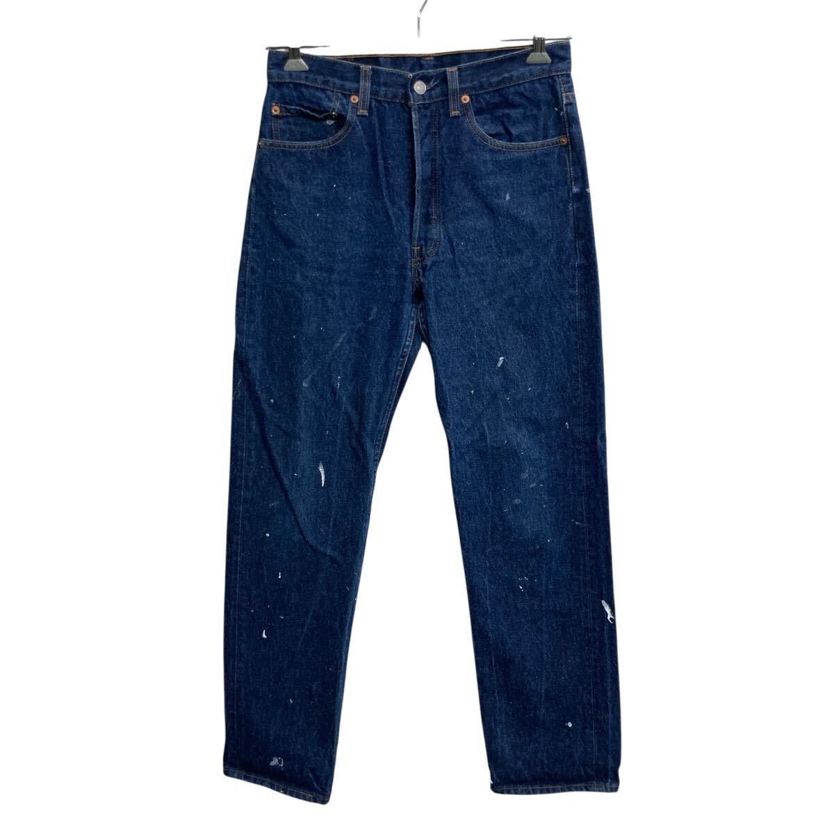90s USA製 Levi's 501 XX デニムパンツ W32 インディゴブルー リーバイス ボタンフライ ペンキ飛び アメカジ デニム ジーンズ 2604-495