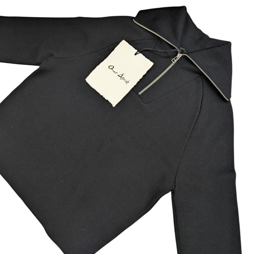 美品 OMAR AFRIDI オマールアフリディ KNITTED DRIVERS JUMPER