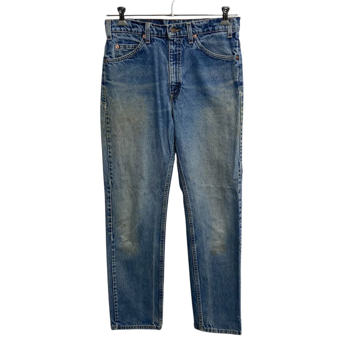 90s USA製 Levi's 505 デニムパンツ W32 ブルー リーバイス ジップアップ 97年製 紙タグ オレンジタブ アメカジ デニム ジーンズ 2604-508