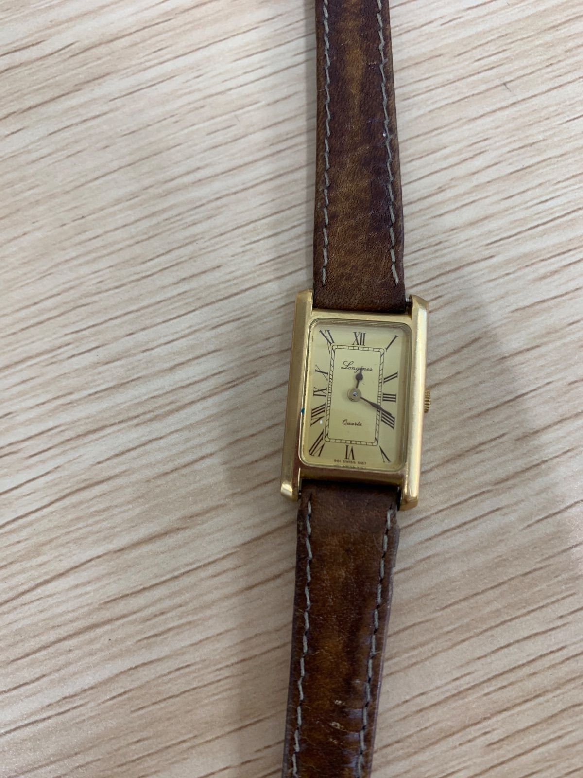 ％ 【不動品】 LONGINES ロンジン 150周年記念 レディース クオーツ 腕時計 ローマンダイヤル ゴールドカラー スイス製 ヴィンテージ 時計 【時計2】【20】
