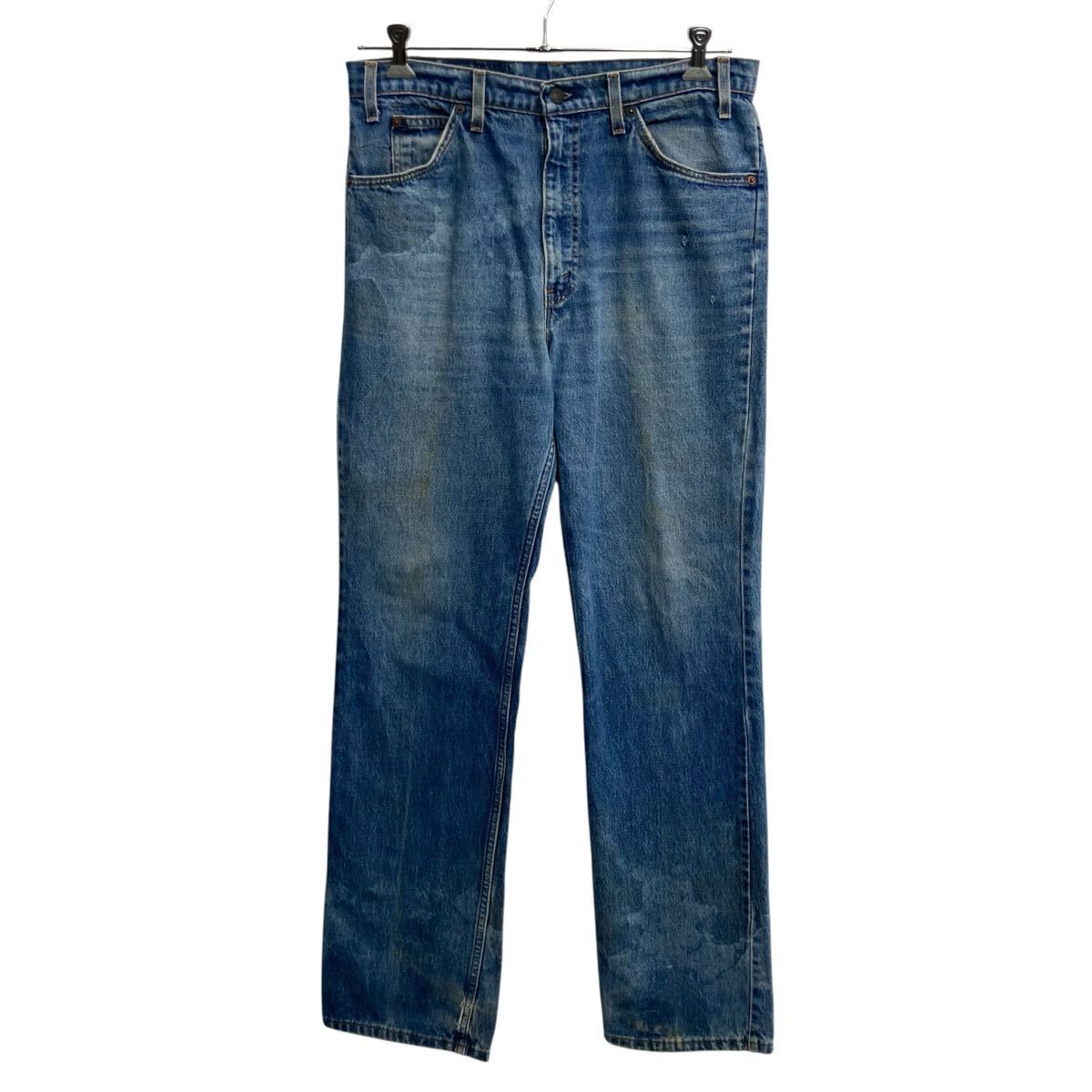 ～90s Levi's 517 デニムパンツ W36 ブルー リーバイス ジップアップ ～90年代 231工場 オレンジタブ アメカジ デニム ジーンズ 2604-524